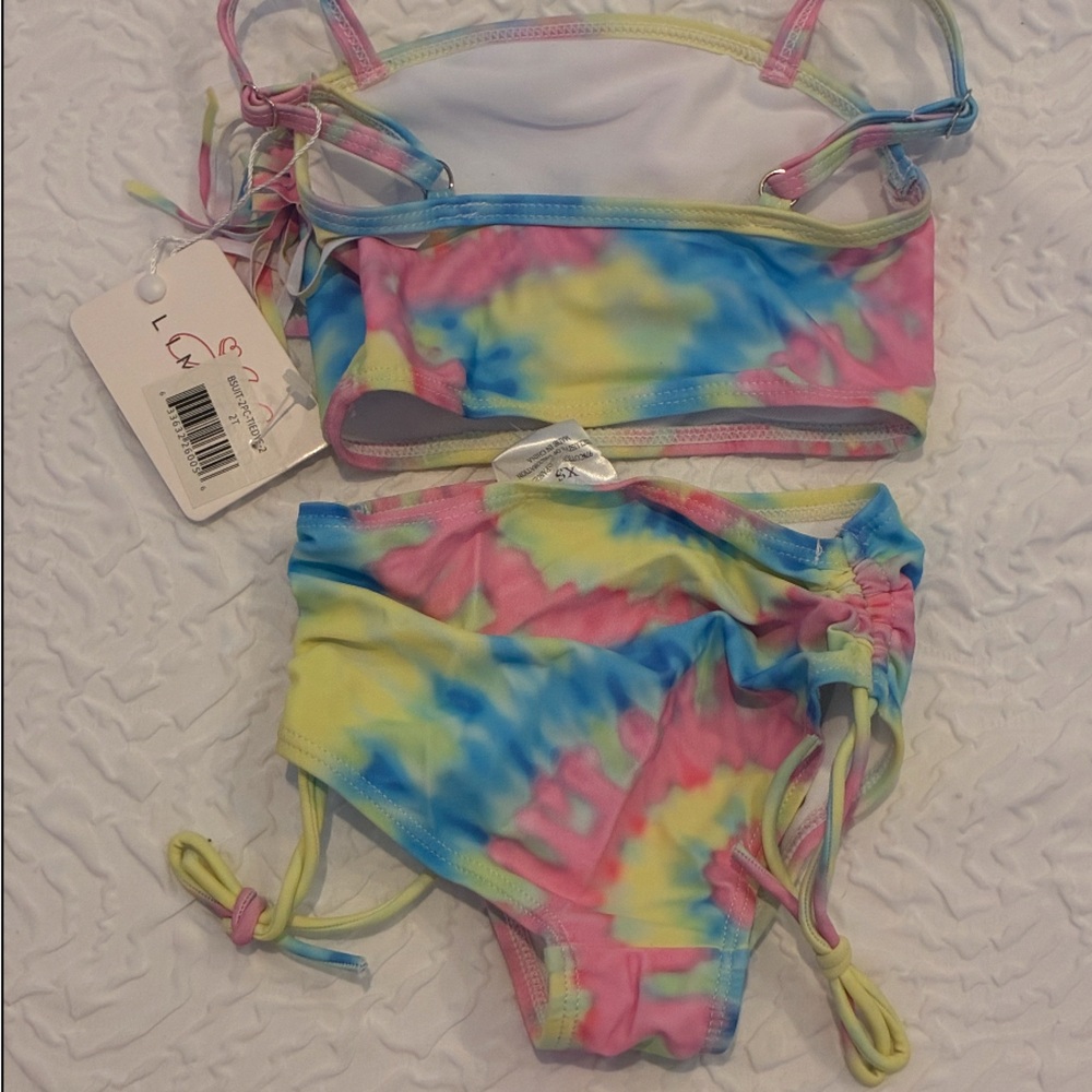 Colorful Tie-Dye Bikini Set